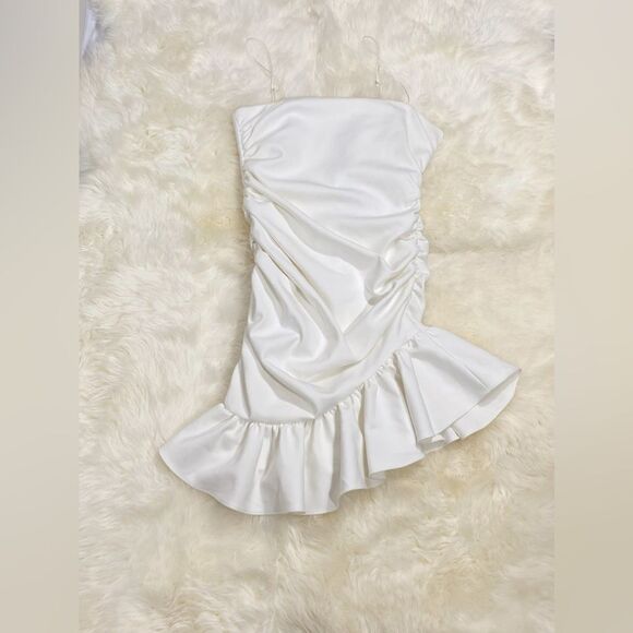 Cinq  a Sept Lilith Ruched Minidress size 10 - Picture 10 of 12